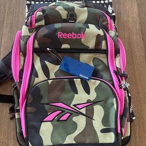 Reebok camo backpack